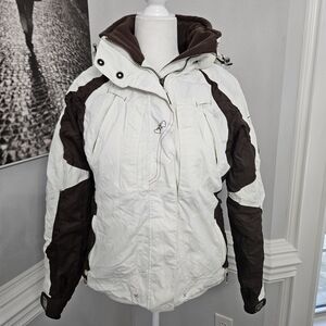 Ski Coat Born To Ride Girls Luv Snow Jacket Medium cold as ice